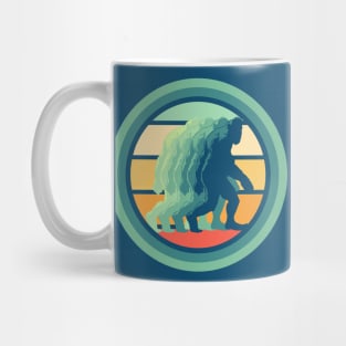 Bigfoot walking away Mug